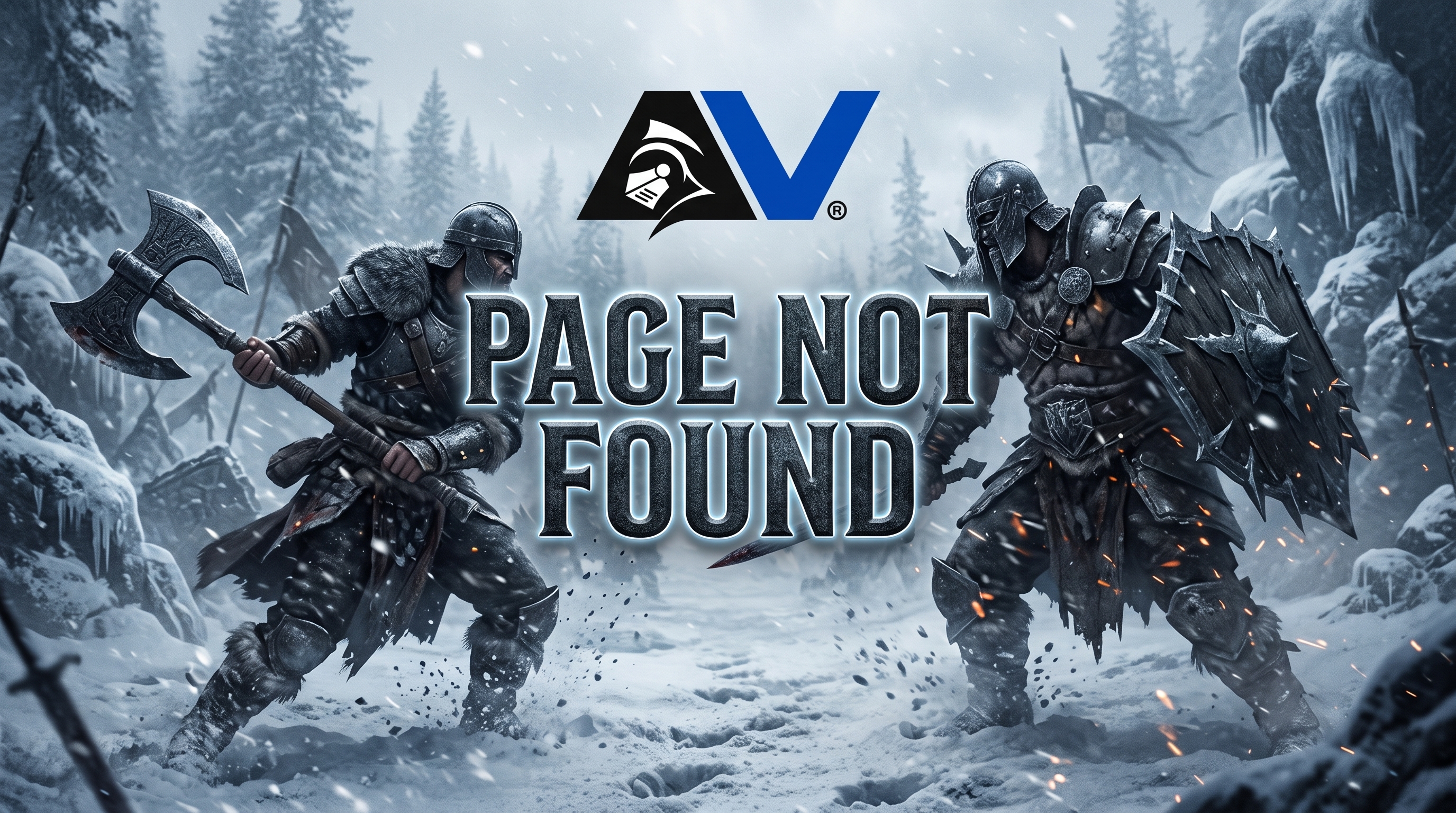 Page Not Found - Mythic Warriors Battling Over the Problem
